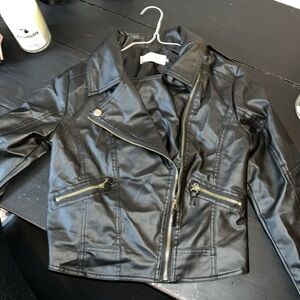 Lightweight Black Leather Jacket